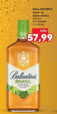 Likier na bazie whisky 30% alk. promocja w Kaufland