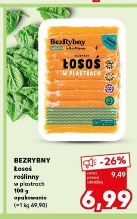 Łosoś w plastrach Bezrybny promocja