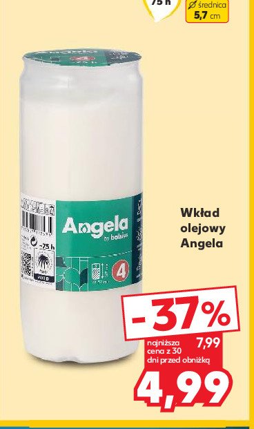 Wkład olejowy 4 dni Angela promocja