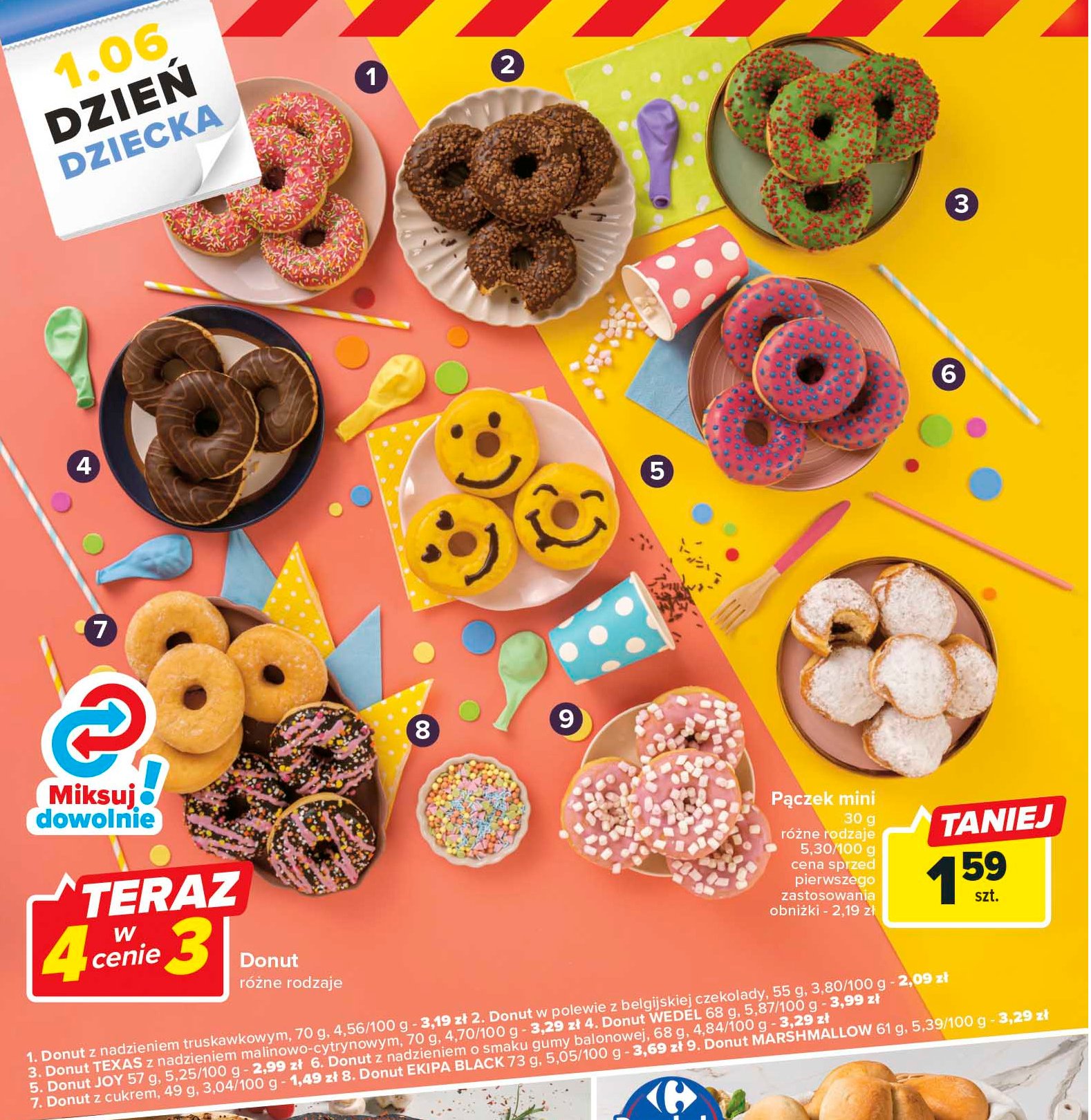 Donut ekipa black promocja