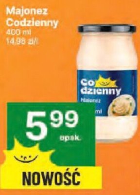 Majonez Codzienny 400 ml promocja w Delikatesy Centrum