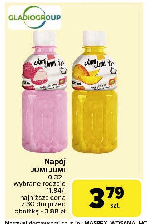 Nap贸j brzoskwiniowy Jumi jumi promocja