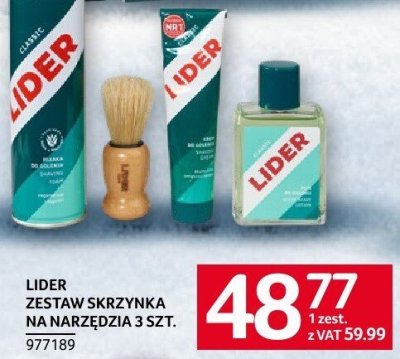 Zestaw do golenia Lider skrzynka na narzędzia 3 szt. promocja w Selgros