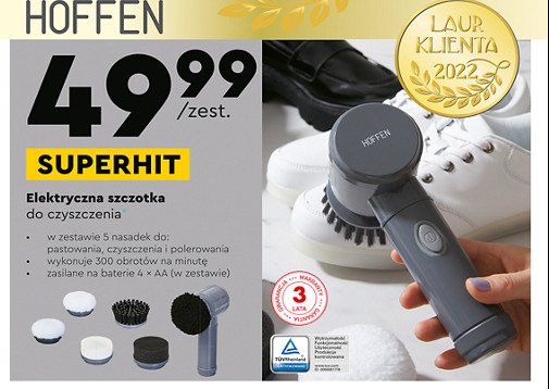 Szczoteczka elektryczna do czyszczenia Hoffen promocja