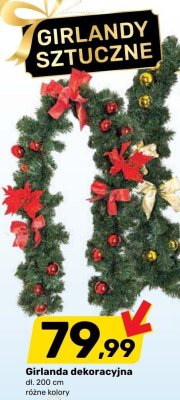 Girlanda dekoracyjna promocja w Bricomarche