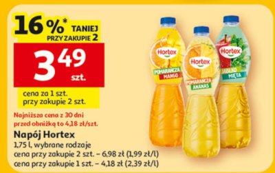 Napój Hortex 1.75L promocja w Auchan
