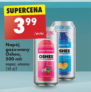 Napój energetyczny witaminy + minerały Oshee vitamin energy promocja