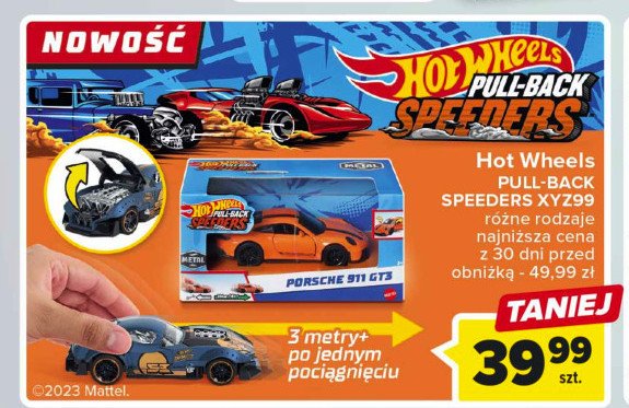 Autko porsche 911 gt3 Hot wheels promocja