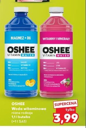Napój witaminy i minerały Oshee promocja w Kaufland