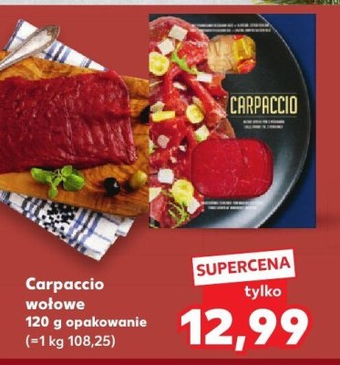 Carpaccio wołowe promocja w Kaufland