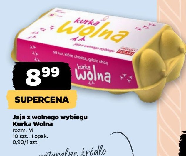 Jaja kl. m promocja w Netto