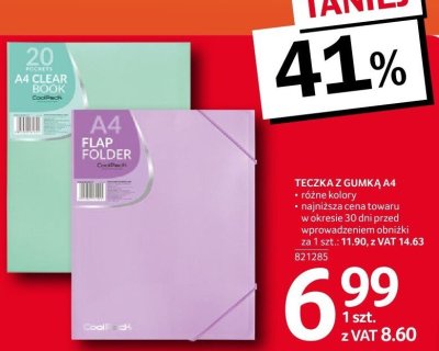 Teczka z gumką A4 promocja w Selgros