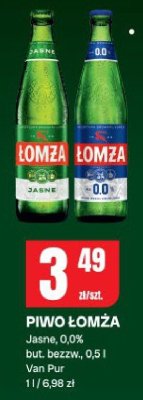 Piwo Łomża jasne, 0,0% promocja w Chorten