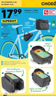Saszetka rowerowa na kierownicę Seven for 7 promocja