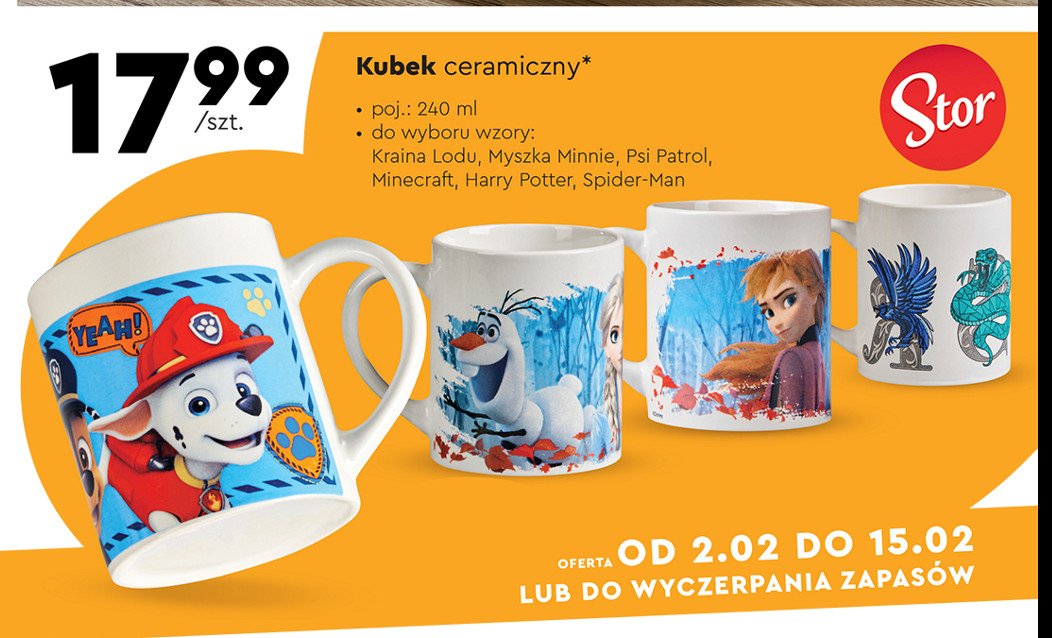 Kubek psi patrol Stor promocja