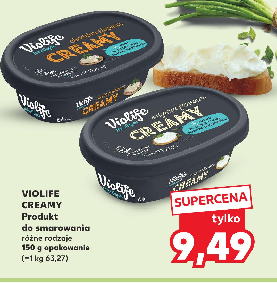 Krem do smarowania cheddar Violife promocja