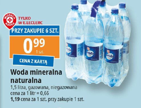 Woda gazowana Wiodąca marka promocja