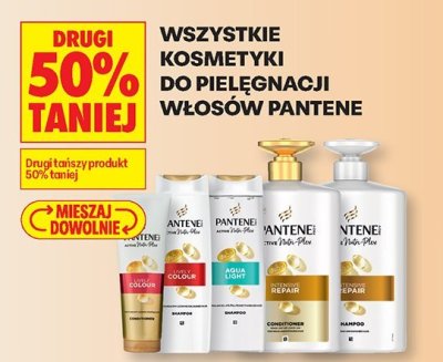 Szampon i odżywka Pantene do pielęgnacji włosów różne rodzaje promocja w Biedronka