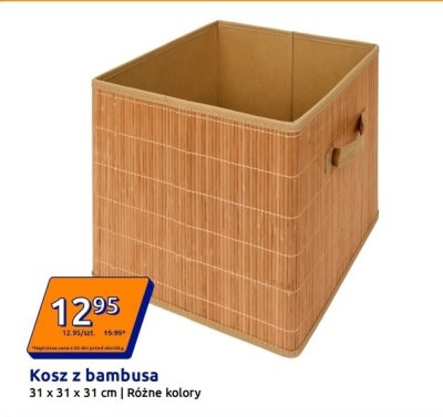 Kosz z bambusa promocja w Action