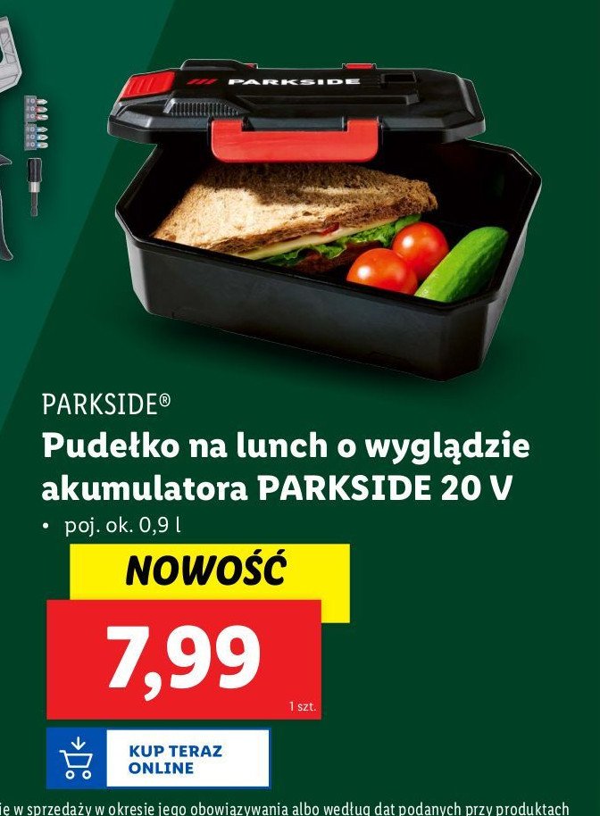 Pudełko na lunch 20 v Parkside promocja