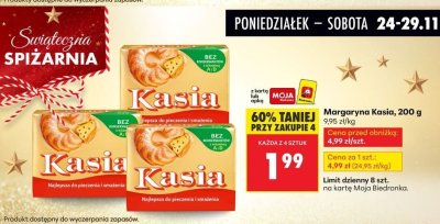 Margaryna  promocja w Biedronka