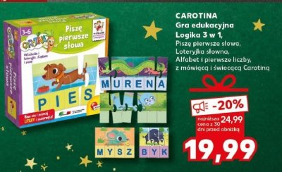 Gra edukacyjna Logika 3 w 1 promocja w Kaufland