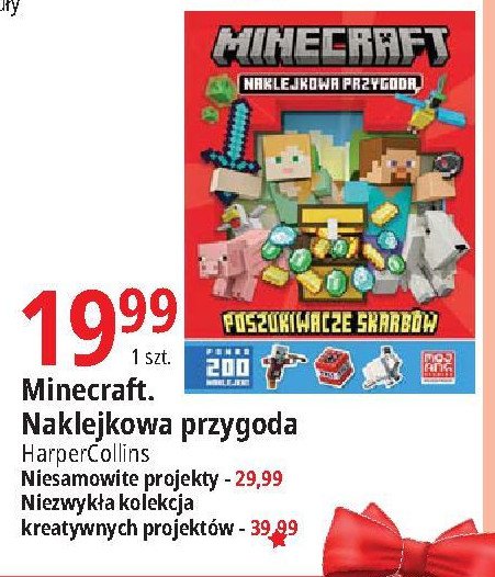 Minecraft naklejkowa przygoda niesamowite projekty promocja