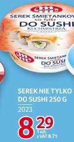 Serek nie tylko do sushi Mlekovita 250g promocja w Selgros