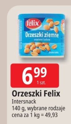 Orzeszki Felix Intersnack 140g promocja w Leclerc