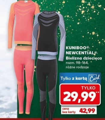 Bielizna dziecięca KUNIBOO, NEWCENTIAL promocja w Kaufland