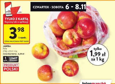 Jabłko  promocja w Intermarche