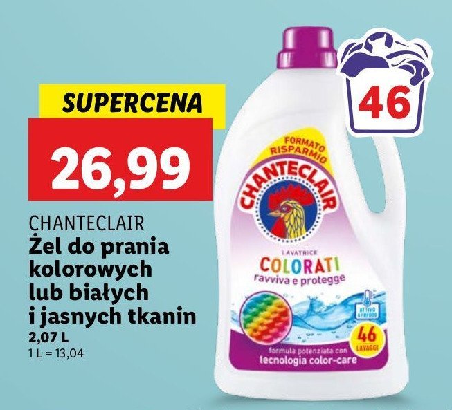 Płyn do prania do białego CHANTE CLAIR promocja