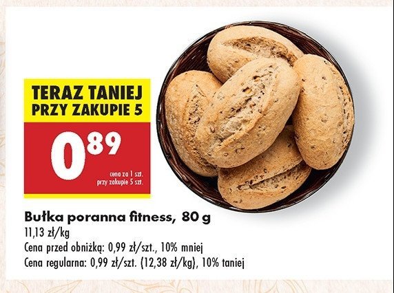 Bułka poranna fitness promocja