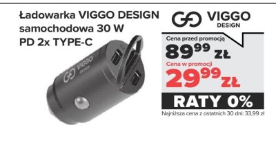 Ładowarka samochodowa 30 W PD 2x TYPE C promocja w NEONET