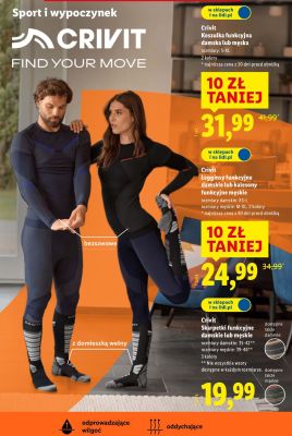 Kalesony funkcyjne Crivit męskie promocja w Lidl