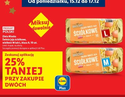 Jaja promocja w Lidl