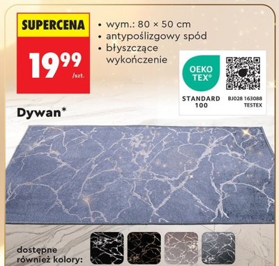 Dywan 80x50 cm Biedronka promocja w Biedronka