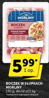 Boczek w słupkach Morliny promocja w ABC