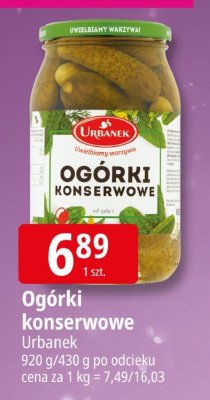 Ogórki konserwowe Urbanek promocja w Leclerc