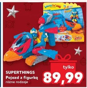 Pojazd z figurką super things promocja w Kaufland