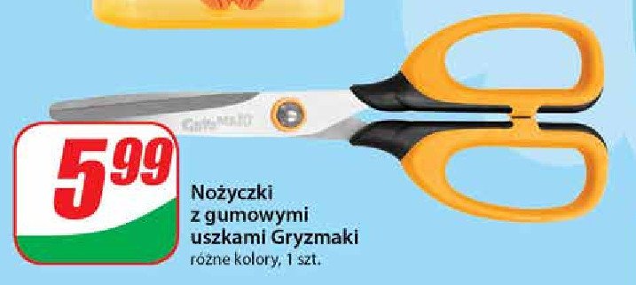 Nożyczki z gumowym uchwytem 15 cm Gryzmaki promocja