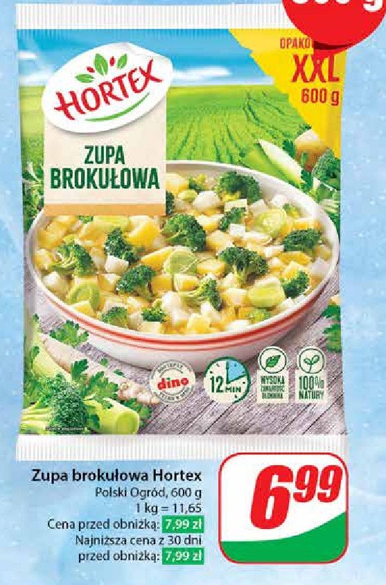 Zupa brokułowa Hortex promocja