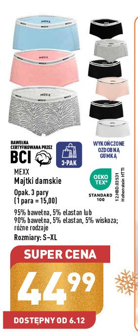 Szorty damskie s-xl Mexx promocja