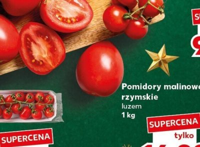 Pomidory malinowe rzymskie promocja w Kaufland