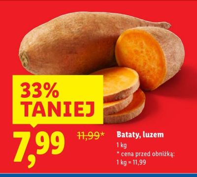 Bataty, luzem promocja w Lidl