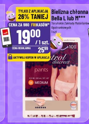 Bielizna chłonna Bella L lub M promocja w POLOmarket