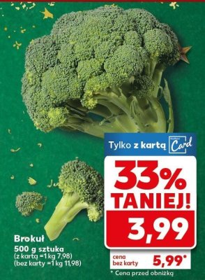 Brokuł Kaufland promocja w Kaufland