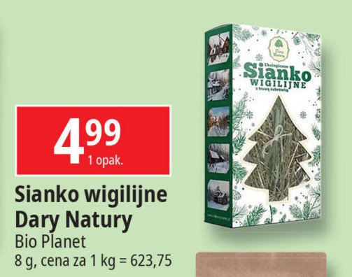 Sianko wigilijne Dary natury promocja