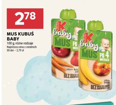 Mus Kubuś Baby promocja w Stokrotka