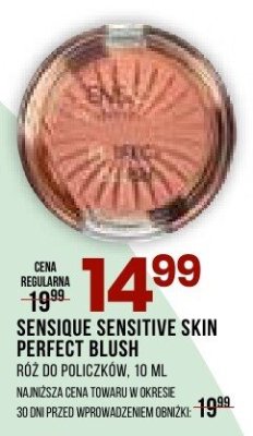 Róż do policzków SENSIQUE SENSITIVE SKIN Perfect Blush promocja w Drogerie Natura